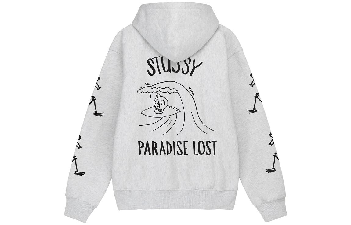 Stüssy Letter Print Pullover Hoodie - Unisex Vintage American Style 1924886