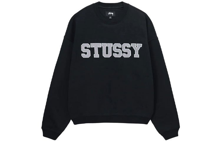 Stüssy Letter Print Retro Crewneck Sweatshirt Unisex 118517