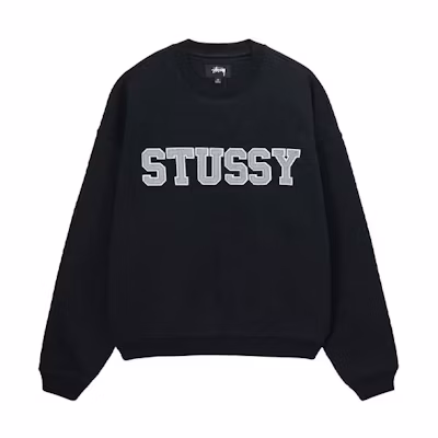 Stüssy Letter Print Retro Crewneck Sweatshirt Unisex 118517
