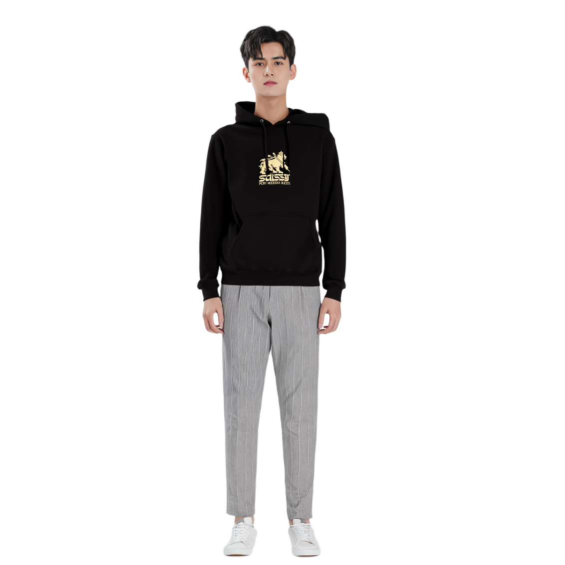 Stüssy Lion Embroidered Fleece Hoodie Unisex American Retro Style 118404 圖 13