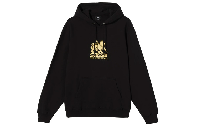 Stüssy Lion Embroidered Fleece Hoodie Unisex American Retro Style 118404 圖 8