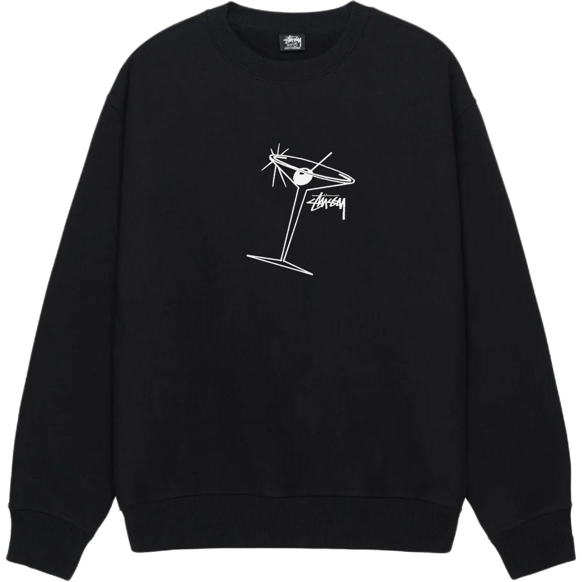 Stüssy Logo Crewneck Pullover Sweatshirt Retro Unisex Long Sleeve 1915074 圖 2