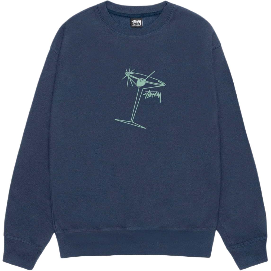 Stüssy Logo Crewneck Pullover Sweatshirt Retro Unisex Long Sleeve 1915074 圖 7