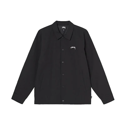 Stüssy Logo Embroidered Retro Varsity Jacket Men’s Black 115576
