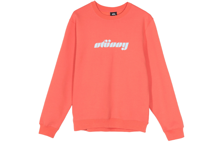 Stüssy Logo Letter Print Pullover Retro Crewneck Sweatshirt - 118337 圖 10