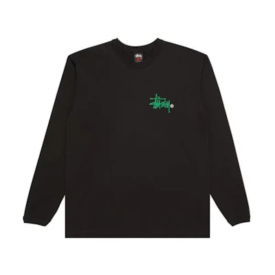 Stüssy Loose Lettering Crewneck Vintage Sweatshirt - Black 100000107GBLL-BLAC