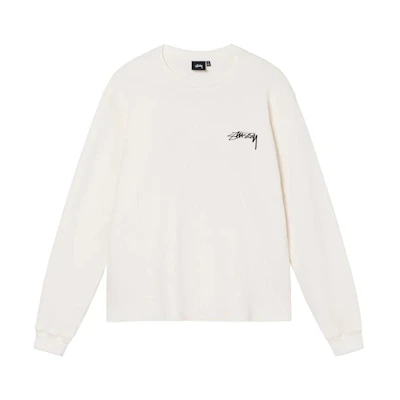 Stüssy LS Thermal Plaid Long-Sleeve Retro Sweatshirt - 1140301