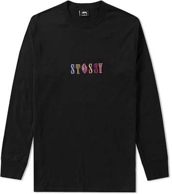 Stüssy Masked LS Tee Black Buy Stüssy Masked LS Tee Black