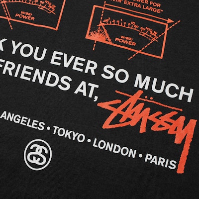 Stüssy Maximum Respect Tee Black Lookbook Stüssy Maximum Respect Tee Black