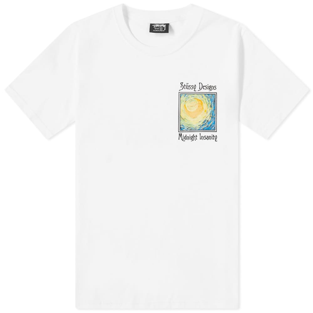 Buy Stüssy Midnight Insanity Kaos Putih