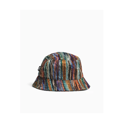 Stüssy Mixed Yarn Stock Bucket Hat Brown