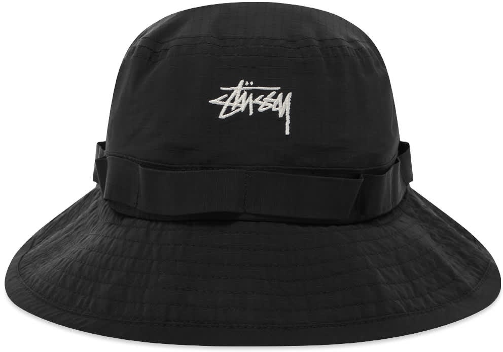 stuessy-nyco-ripstop-boonie-hat-black