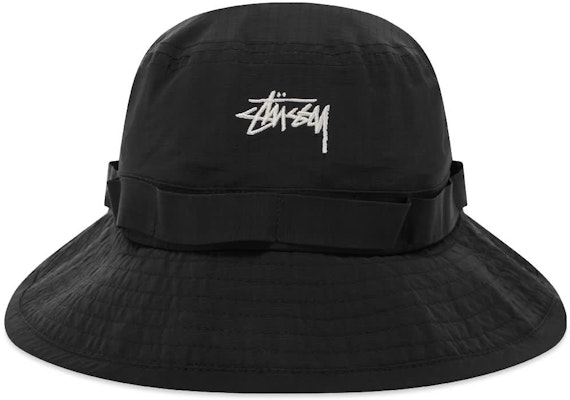 Stüssy Nyco Ripstop Boonie Hat Black Buy Stüssy Nyco Ripstop Boonie Hat Black