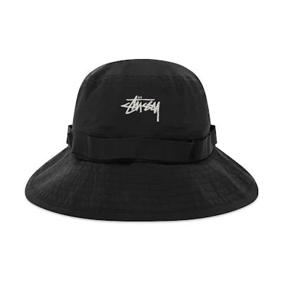 Stüssy Nyco Ripstop Boonie Hat Black