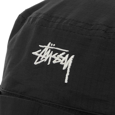 Stüssy Nyco Ripstop Boonie Hat Black Order Stüssy Nyco Ripstop Boonie Hat Black