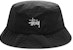 Stüssy Nylon Ripstop Gardener Boonie Black