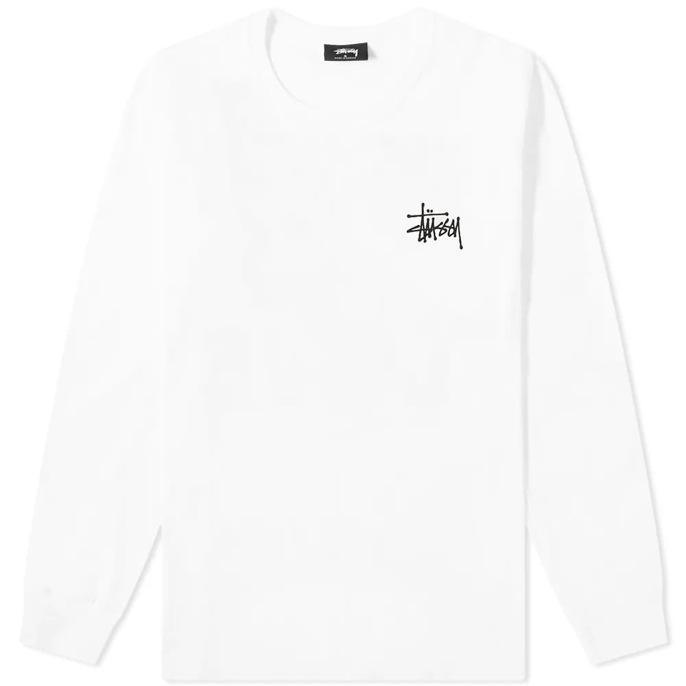 Buy Stüssy Ocular Kaos Lengan Panjang Putih