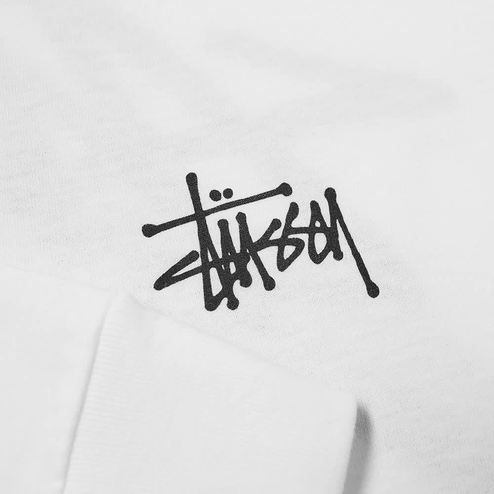 Order Stüssy Ocular Kaos Lengan Panjang Putih