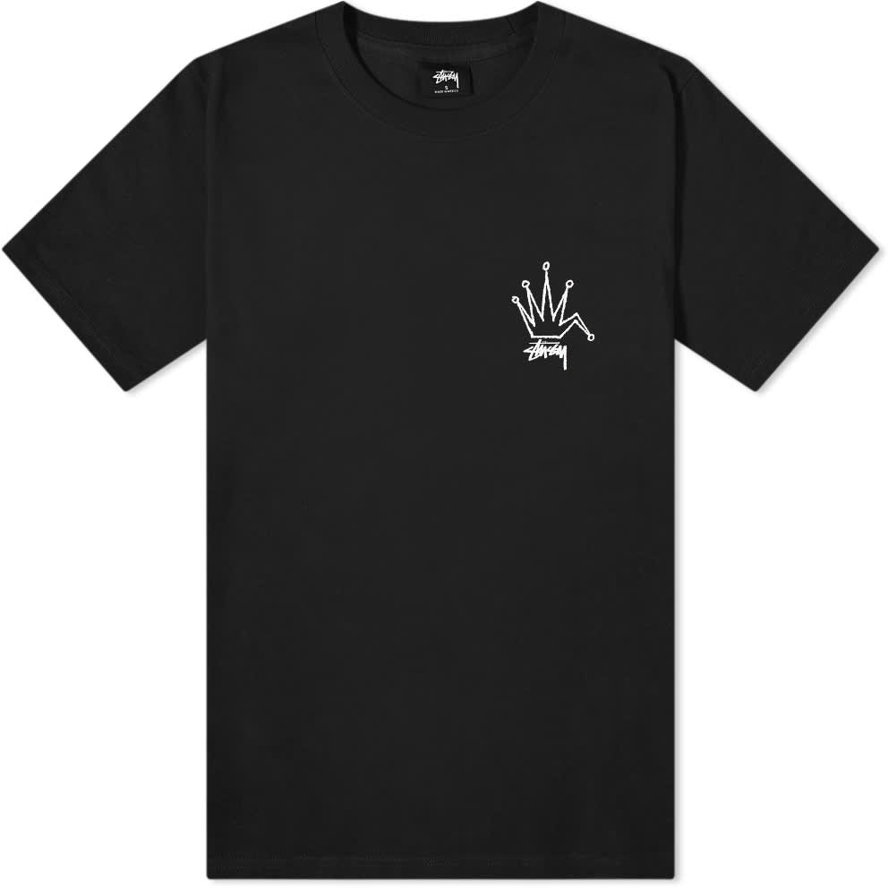 stuessy-old-crown-tee-black