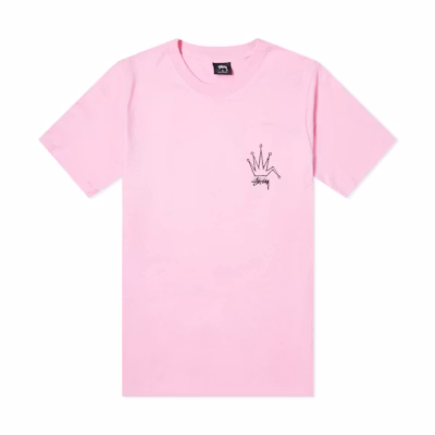 Stüssy Old Crown Tee Pink