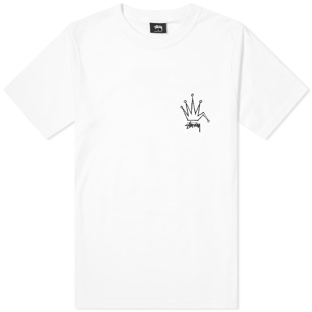Buy Camiseta Blanca Stüssy Old Crown