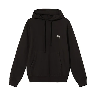 Stüssy Overdyed Hoodie Embroidered Logo Pullover Fleece Unisex Vintage Winter Wear 118417