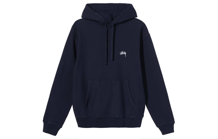 Stüssy Overdyed Hoodie Embroidered Logo Pullover Fleece Unisex Vintage Winter Wear 118417 圖 11