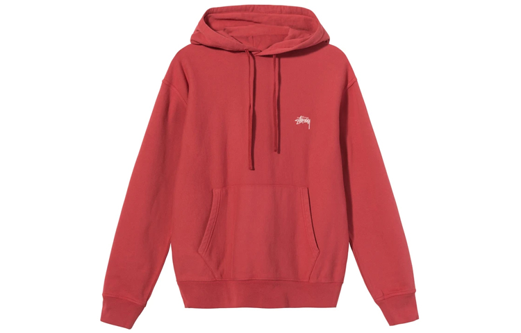 Stüssy Overdyed Hoodie Embroidered Logo Pullover Fleece Unisex Vintage Winter Wear 118417 圖 14
