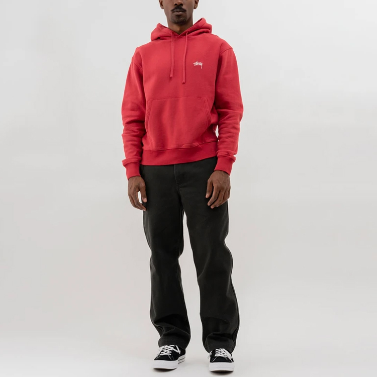 Stüssy Overdyed Hoodie Embroidered Logo Pullover Fleece Unisex Vintage Winter Wear 118417 圖 16