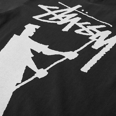 Stüssy Painter Pigment Dyed Tee Black Lookbook Stüssy Painter Pigment Dyed Tee Black