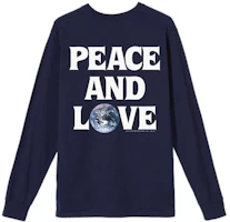 Stüssy Peace and Love Charity Graphic Vintage Long Sleeve Tee Unisex 1994600 Stüssy Peace and Love Charity Graphic Vintage Long Sleeve Tee Unisex 1994600