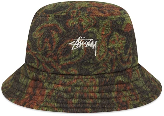 Topi Stüssy Psychedelic Deep Bucket Hijau Buy Topi Stüssy Psychedelic Deep Bucket Hijau