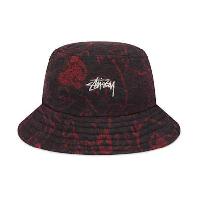 Stüssy Psychedelic Deep Bucket Hat Red
