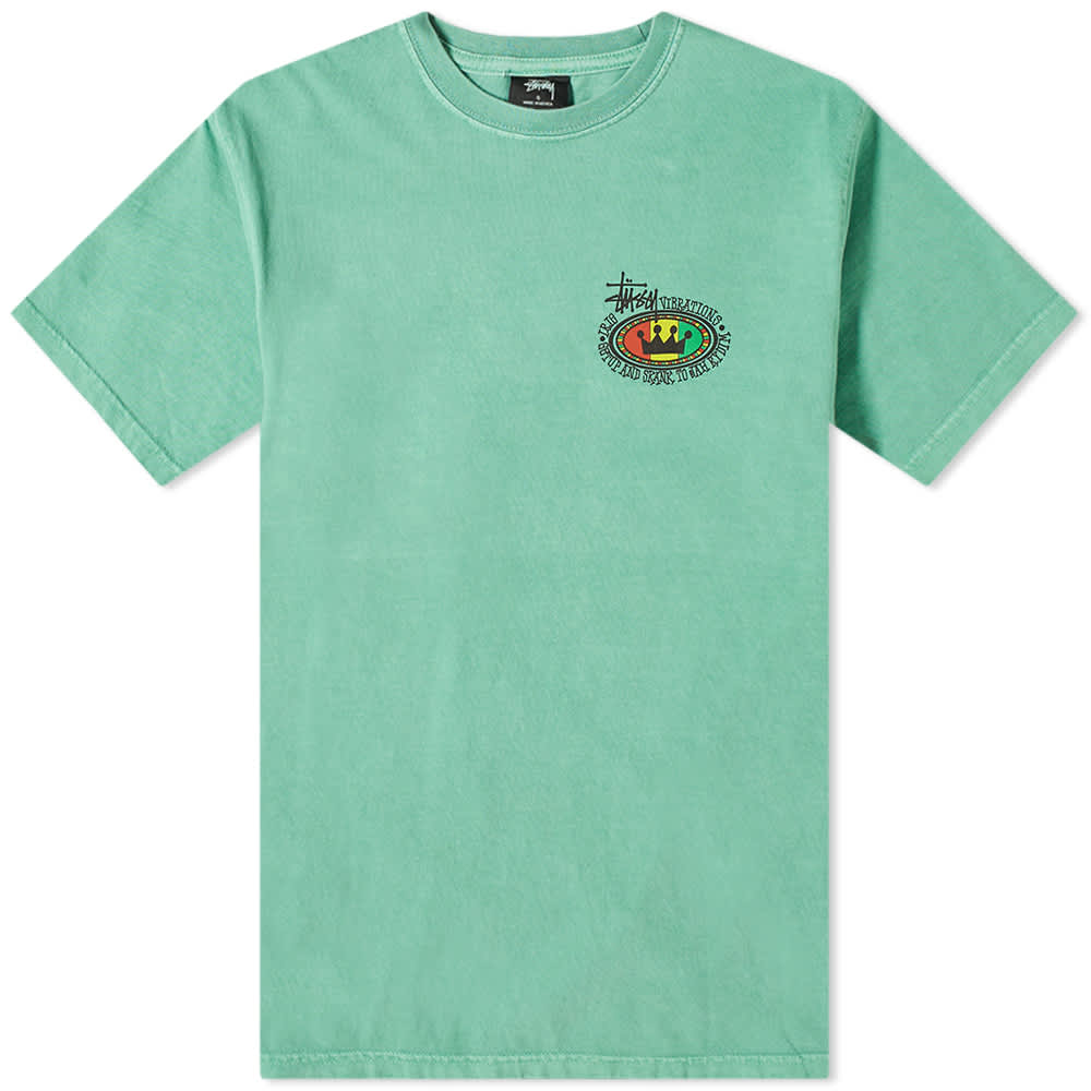 Buy Stüssy Stones Pigment Dyed Tee Moss - Novelship