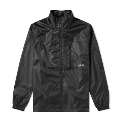 Stüssy Retro Long-Sleeve Zip-Up Jacket with Stand Collar 115404