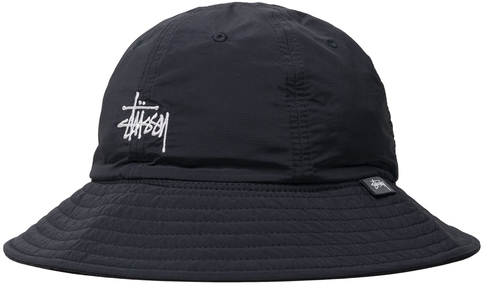 stuessy-reversible-nylon-trail-bucket-black