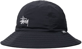 Stüssy Reversible Nylon Trail Bucket Black Stüssy Reversible Nylon Trail Bucket Black