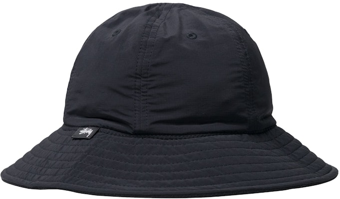Stüssy Reversible Nylon Trail Bucket Black Shop Stüssy Reversible Nylon Trail Bucket Black