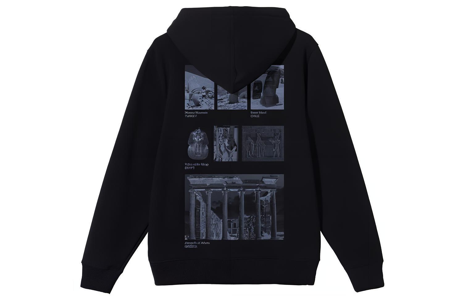 Stüssy Ruins Graphic Print Retro Hoodie Unisex 1924665