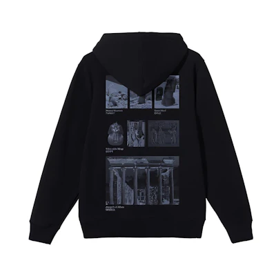 Stüssy Ruins Graphic Print Retro Hoodie Unisex 1924665