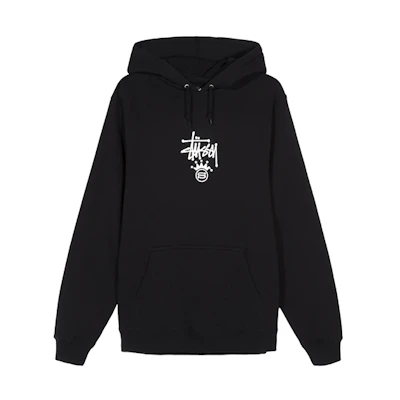 Stüssy S Crown Logo Hoodie Retro Streetwear Unisex Pullover Sweatshirt 1924489