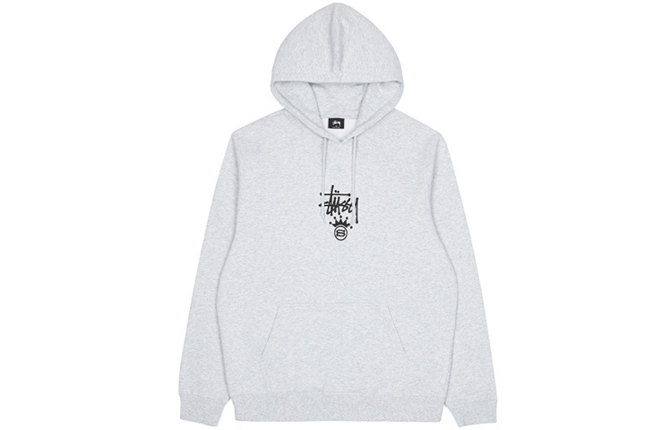 Stüssy S Crown Logo Hoodie Retro Streetwear Unisex Pullover Sweatshirt 1924489 圖 4