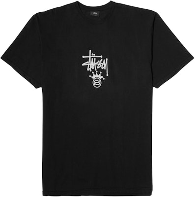 Stüssy S Crown Pigment Dyed Tee Black Buy Stüssy S Crown Pigment Dyed Tee Black