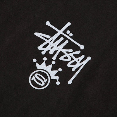 Stüssy S Crown Pigment Dyed Tee Black Lookbook Stüssy S Crown Pigment Dyed Tee Black