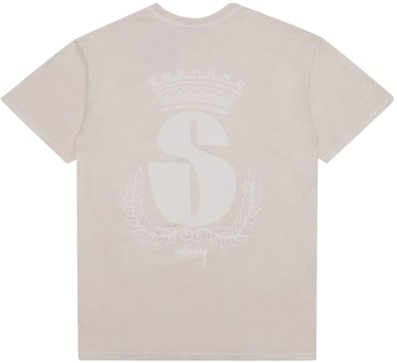 Stüssy S Wreath Pig Dyed T-Shirt 'Fogg' Order Stüssy S Wreath Pig Dyed T-Shirt 'Fogg'