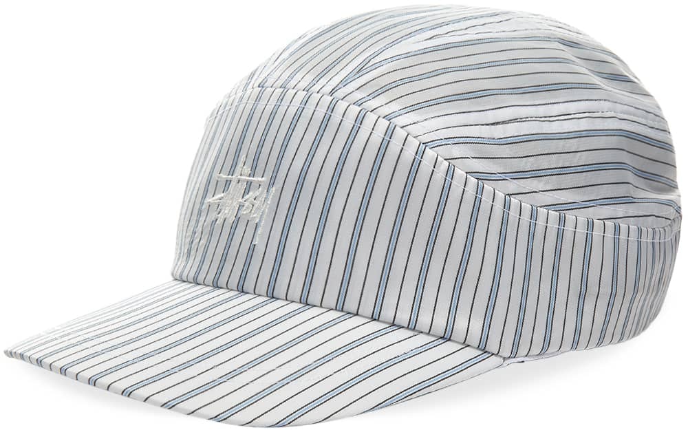 stuessy-shirting-stripe-runner-cap-white