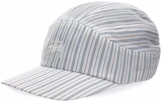 Stüssy Shirting Stripe Runner Cap White Stüssy Shirting Stripe Runner Cap White