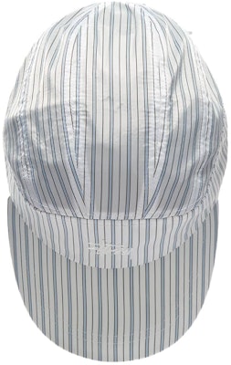 Topi Lari Garis Stüssy Shirting Putih Order Topi Lari Garis Stüssy Shirting Putih