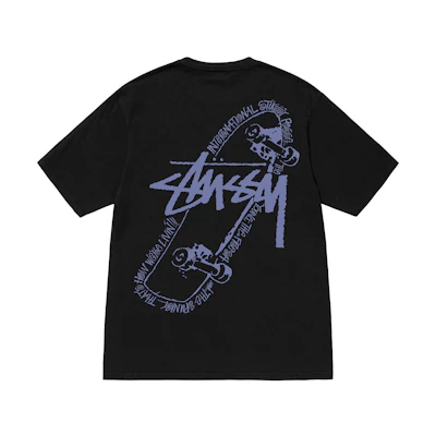 Stüssy Skate Posse Pig. Dyed Tee Black