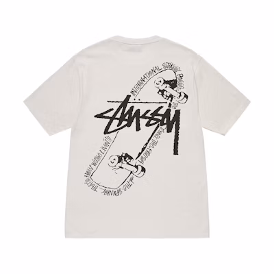 Stüssy Skate Posse Pig. Dyed Tee Natural